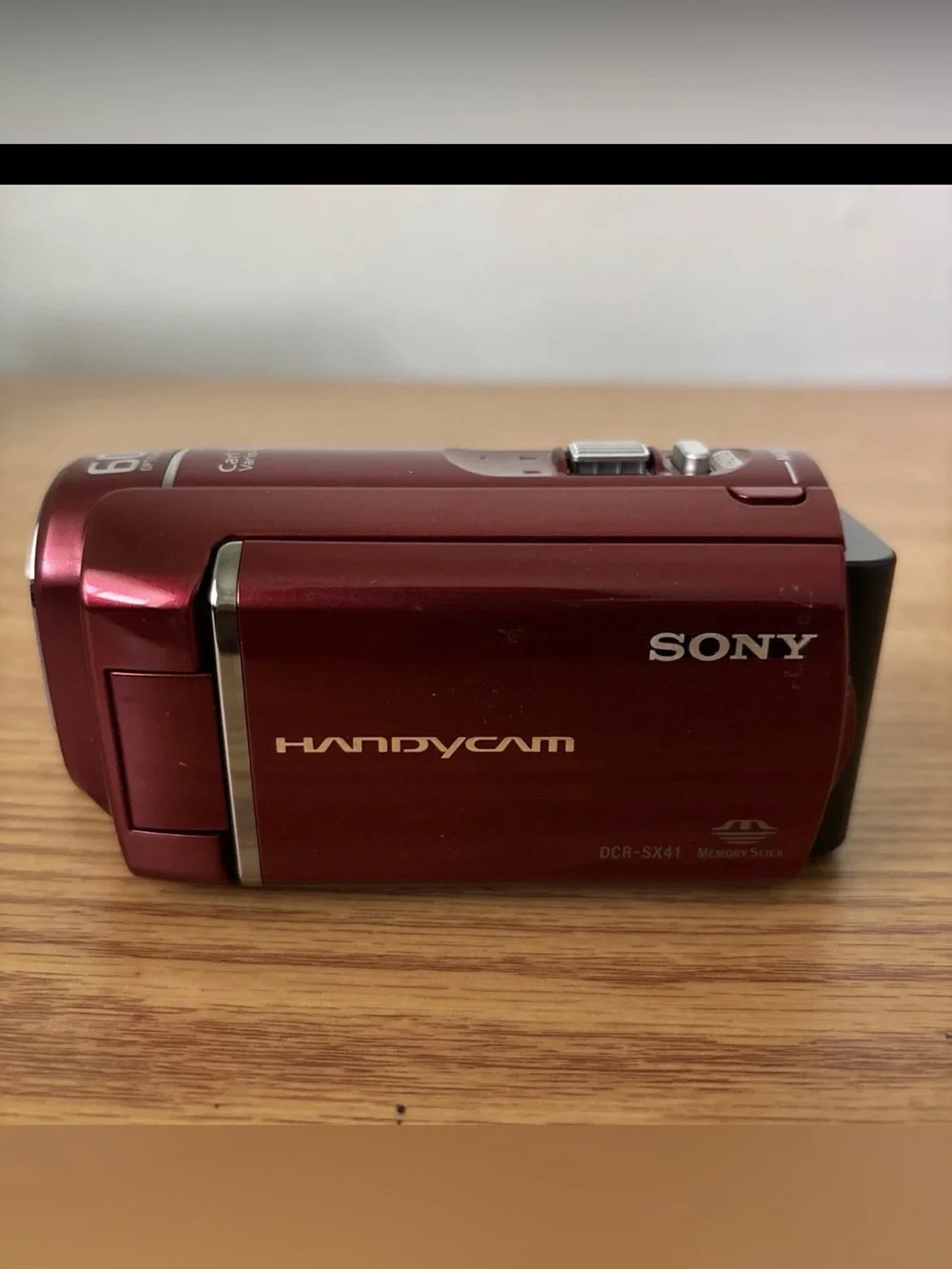 *Sony Handycam *DCR-SX41 Red *60x Optical Zoom Digital Camcorder *Tested